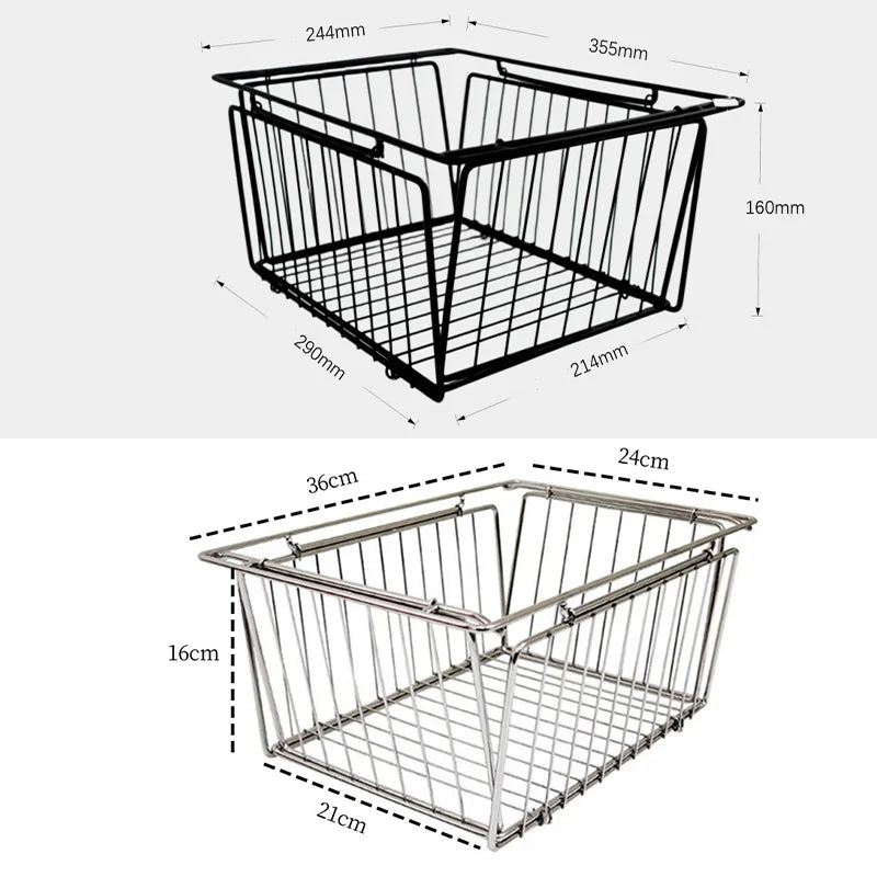 Folding Table with Basket