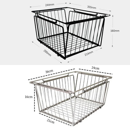Folding Table with Basket