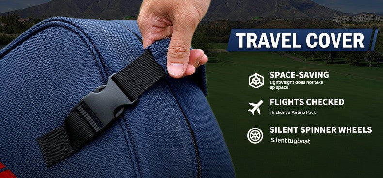PGM Men's and Women's Lightweight Golf Bag with Pulley