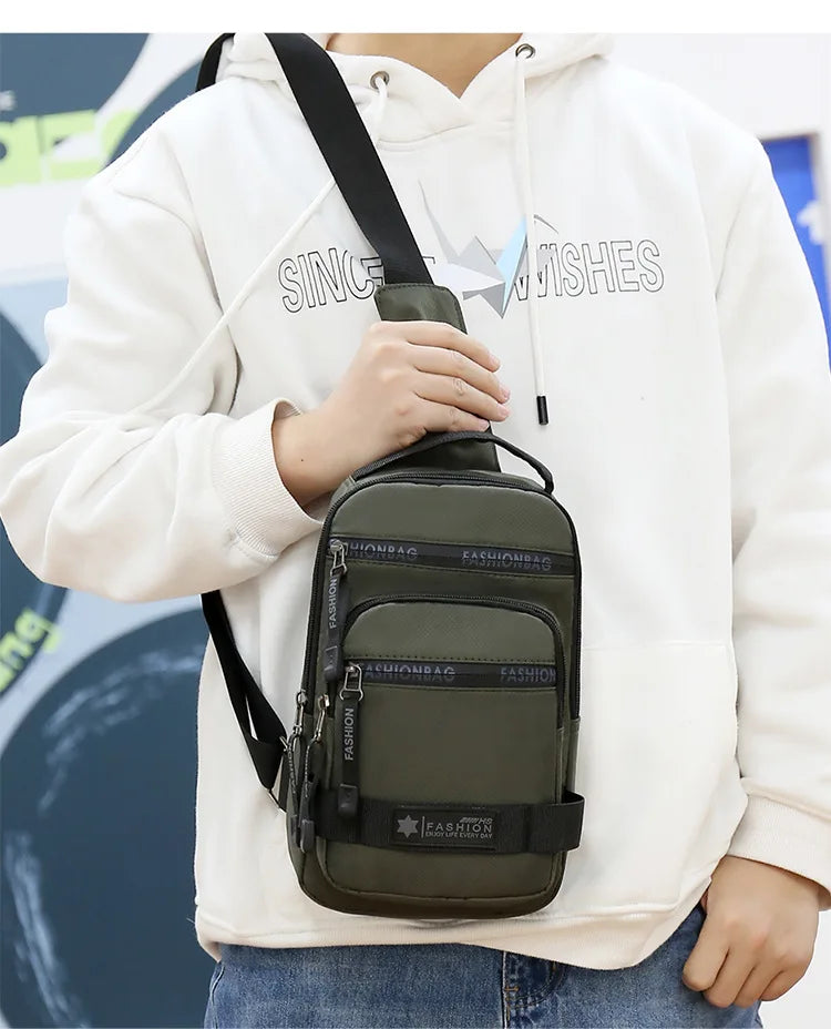 Large Capacity Chest Bag Crossbody Bag Backpack