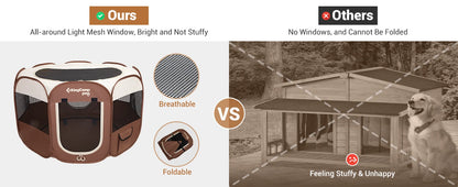 King Camp Portable Dog / Cat  Playpen Cat Tent, Pet Playground Kennel