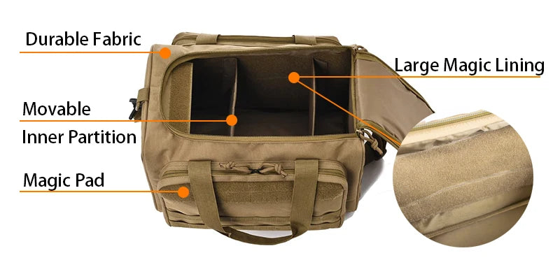 Tactical Gun Range Storage Bag