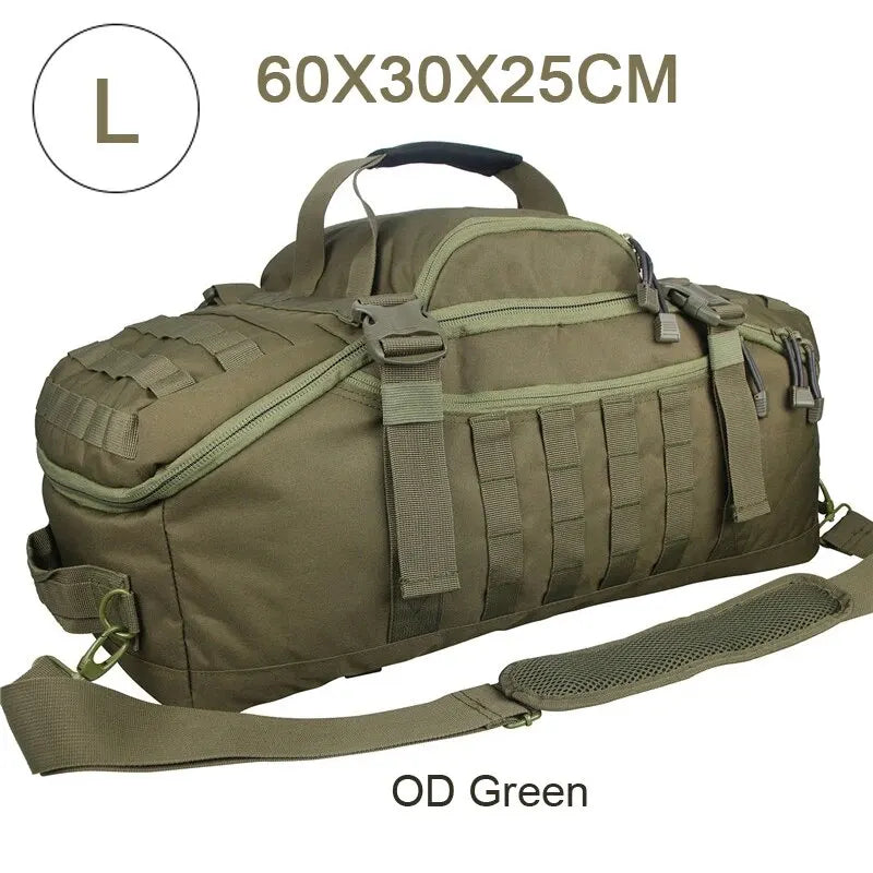 LQARMY 60L 80L Camping Bag Tactical Backpack Molle