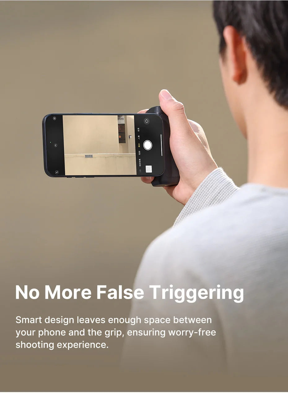 MagSafe Smartphone Camera Shutter Grip Bluetooth Selfie Handle