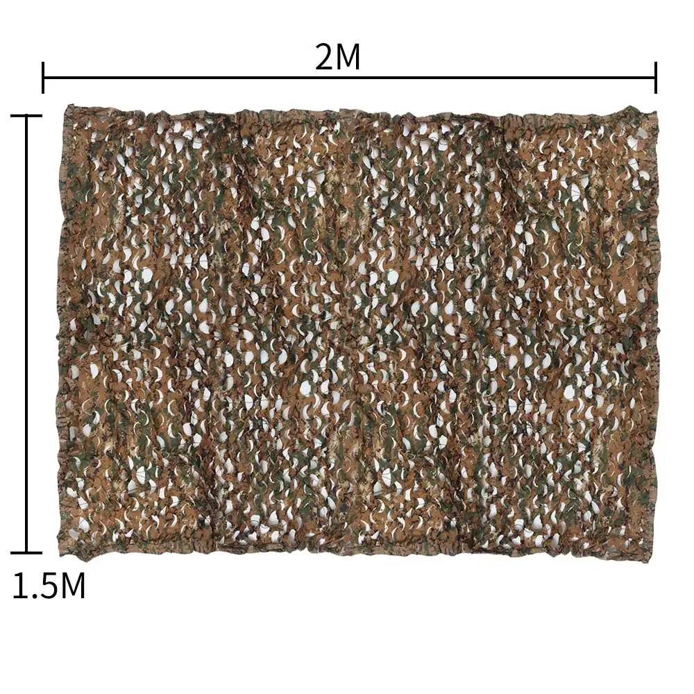 1.5x2m Outdoor Tactical Camouflage Net, Shading Net