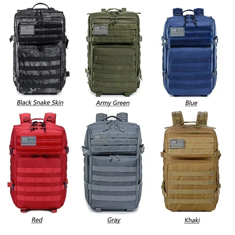 45L Hunting Large Capacity Outdoor Tactical Backpack