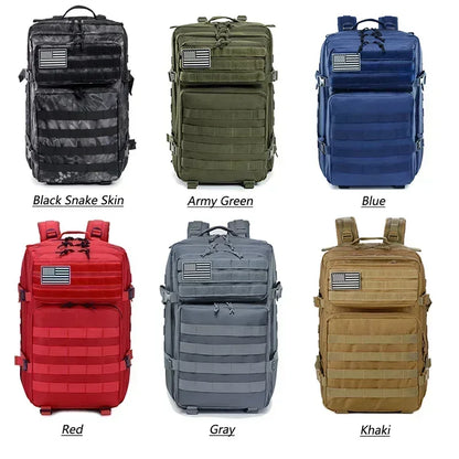 45L Hunting Large Capacity Outdoor Tactical Backpack