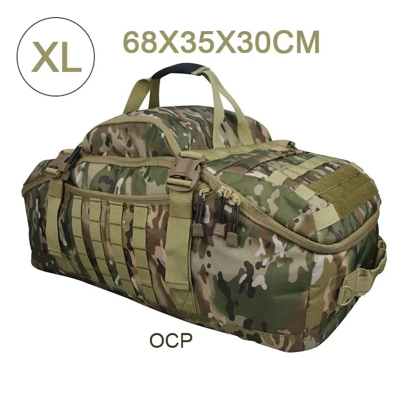 LQARMY 60L 80L Camping Bag Tactical Backpack Molle