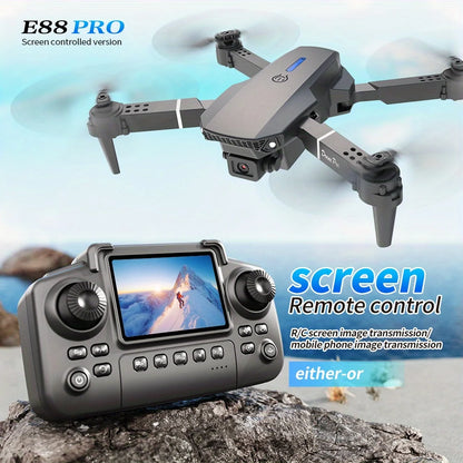 E88 Pro RC Drone 8K Professional with 1080P Wide Angle HD Camera