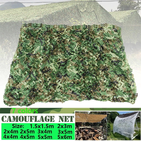 210D camouflage network sunshade tent,