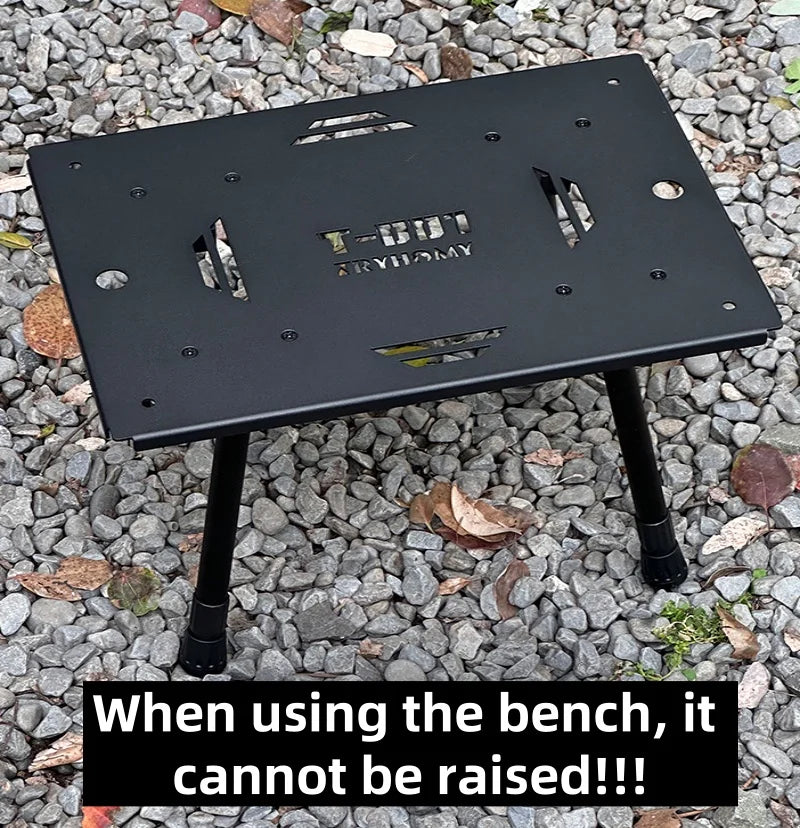 Folding Table with Basket