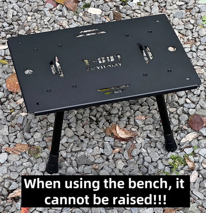 Folding Table with Basket