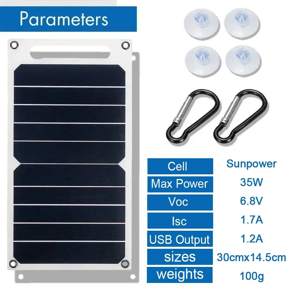 35W Sunpower Portable Solar Panel 5V