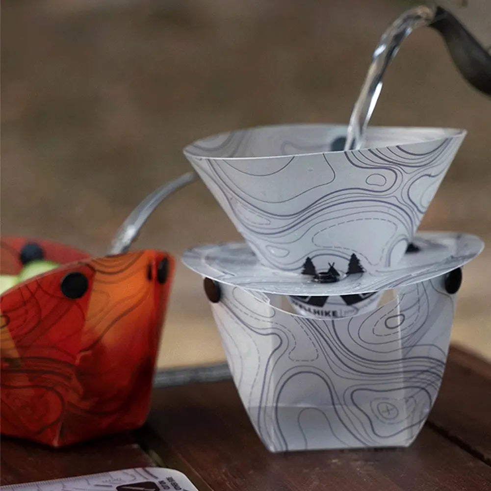 Outdoor Portable Foldable Dinnerware Set for Camping or Hiking