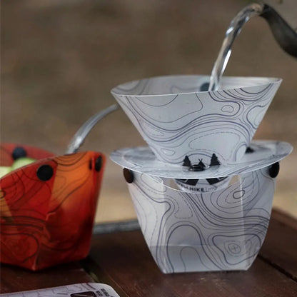 Outdoor Portable Foldable Dinnerware Set for Camping or Hiking