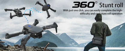 E88 Pro RC Drone 8K Professional with 1080P Wide Angle HD Camera