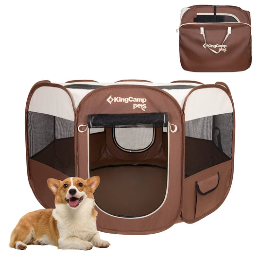 King Camp Portable Dog / Cat  Playpen Cat Tent, Pet Playground Kennel
