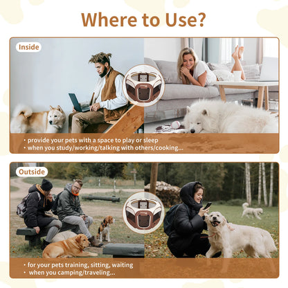 King Camp Portable Dog / Cat  Playpen Cat Tent, Pet Playground Kennel