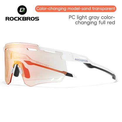 ROCKBROS Cycling Glasses MTB Road Bike Eyewear Driving Golf Goggles UV400 Sunglasses Polarized/Photochromic
