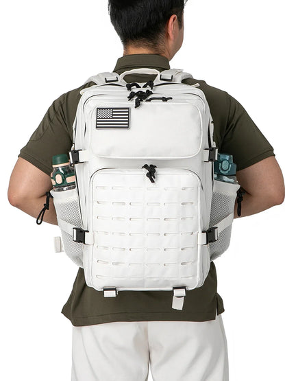 45L Men's Tactical Backpack with Double Cup Holder
