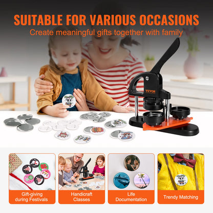 VEVOR Button Maker 25/32/58 Machine
