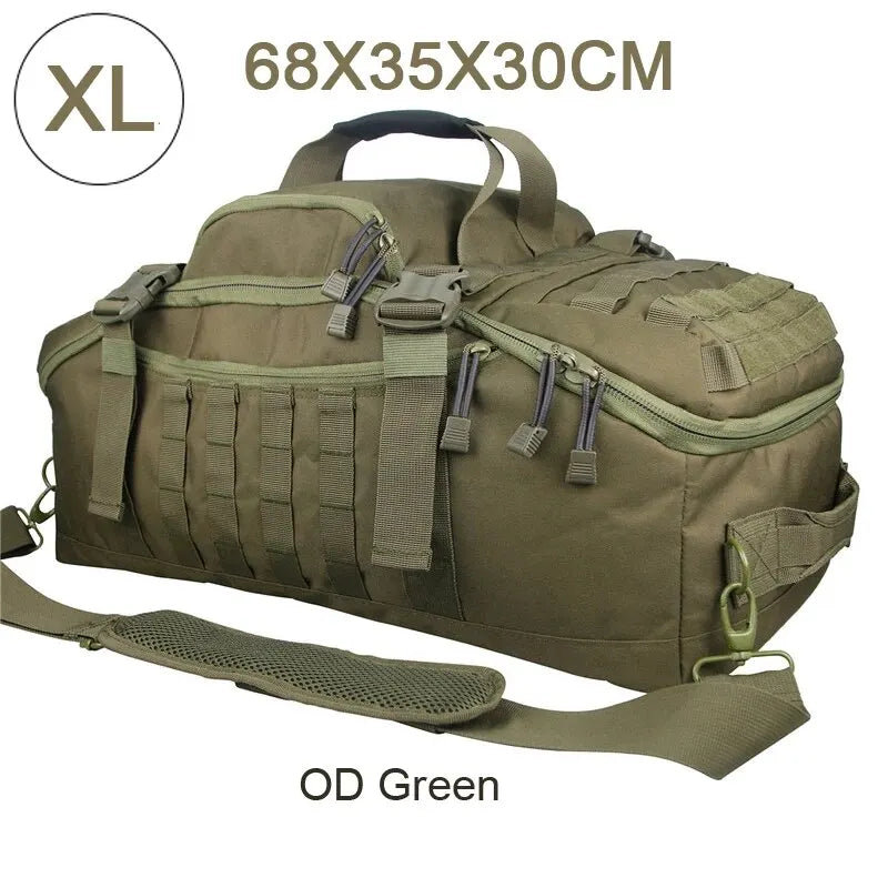 LQARMY 60L 80L Camping Bag Tactical Backpack Molle