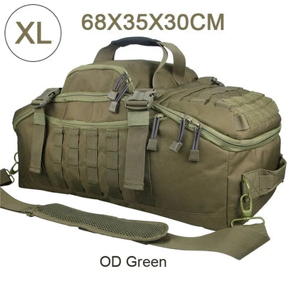 LQARMY 60L 80L Camping Bag Tactical Backpack Molle