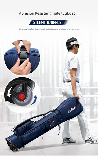 PGM Men's and Women's Lightweight Golf Bag with Pulley