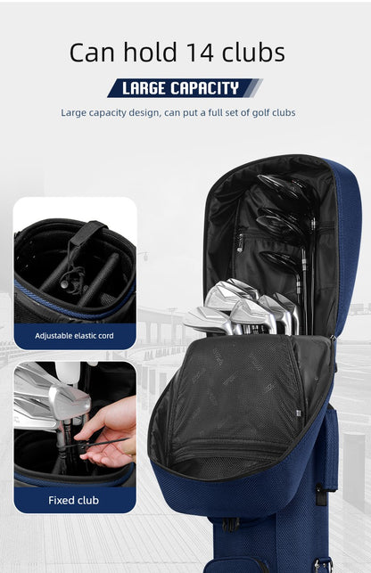 PGM Men's and Women's Lightweight Golf Bag with Pulley