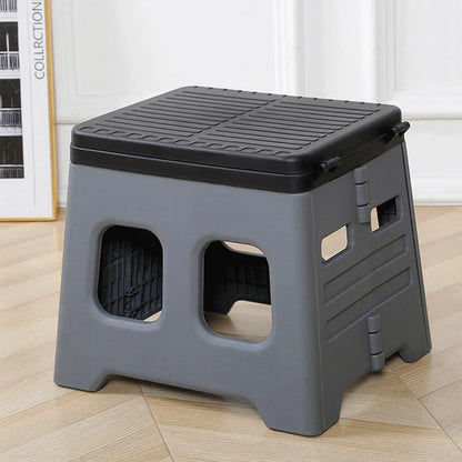 Portable Folding Toilet with Lid