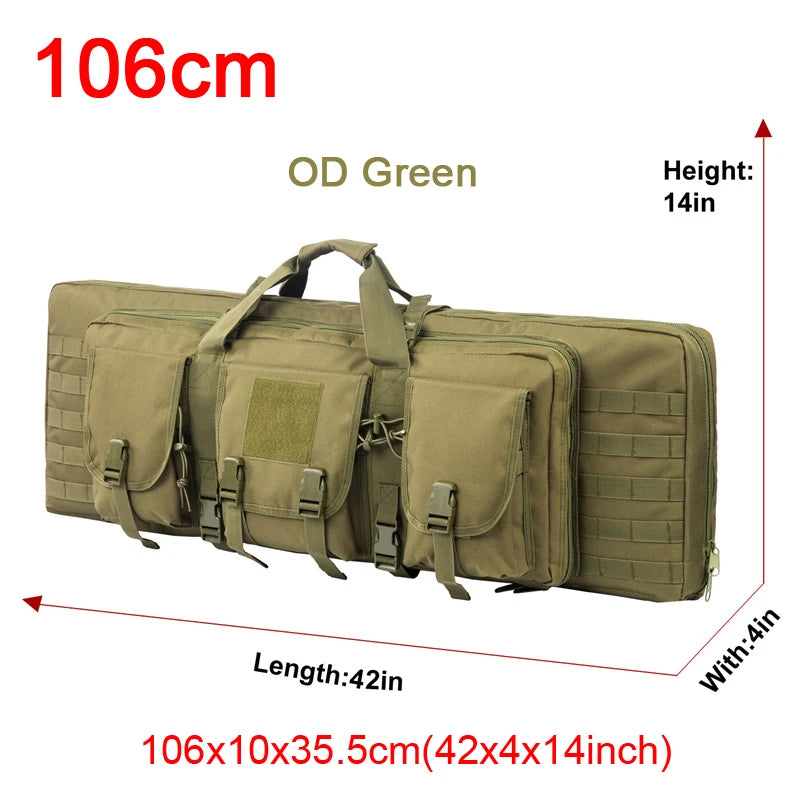 32 38 42 48 inch Tactical Double Rifle Case