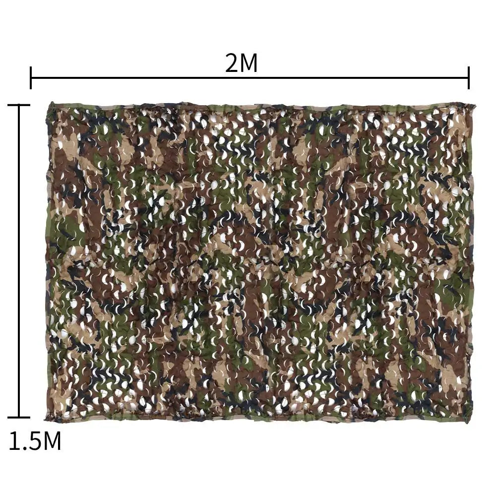 1.5x2m Outdoor Tactical Camouflage Net, Shading Net