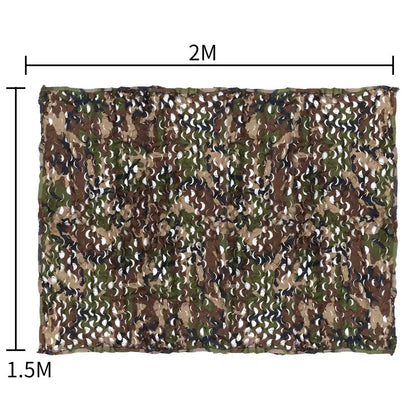 1.5x2m Outdoor Tactical Camouflage Net, Shading Net