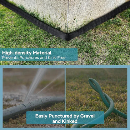 Non-Expandable Garden Water Hose Kink Free Lightweight 50/100ft