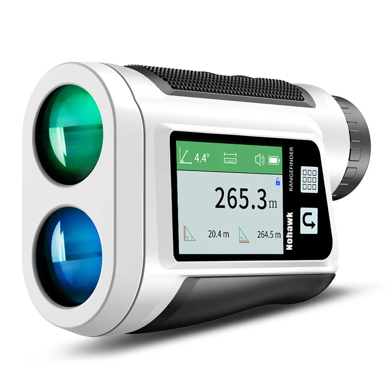 NOHAWK Golf Laser Rangefinder USB Rechargeable with Slope Compensation