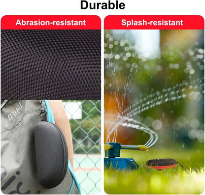 3-Piece Sunglasses Box Portable Travel Zipper Glasses Box Hook