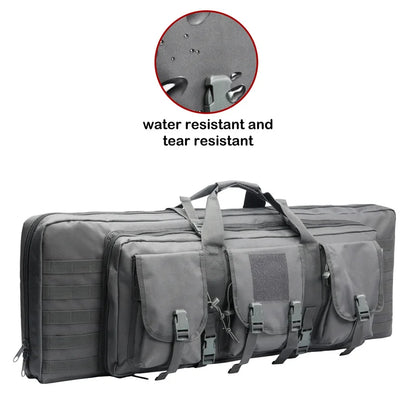 LQARMY 32 38 42 48 inch Tactical Double Rifle Case