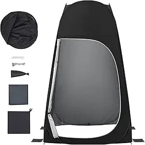 Camping Shower Tent, Portable Outdoor Privacy Toilet & Changing Shelter