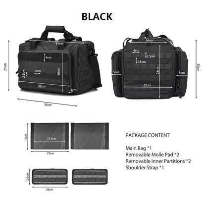 Tactical Gun Range Storage Bag