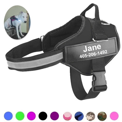 Dog Harness Adjustable Pet Vest Reflective Breathable