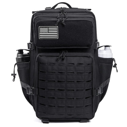 45L Men's Tactical Backpack with Double Cup Holder