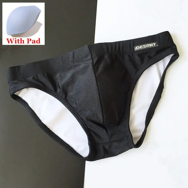 Padded Swim Briefs Desmiit Swimwear Men Swimming Trunks