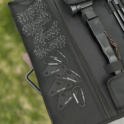 Portable Camping Tent Stake Bag with Hammer, Rope,