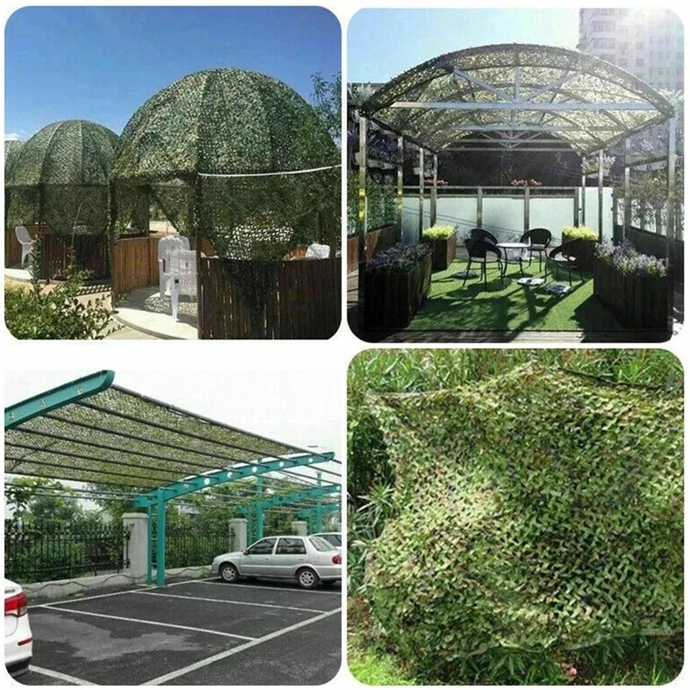 210D camouflage network sunshade tent,