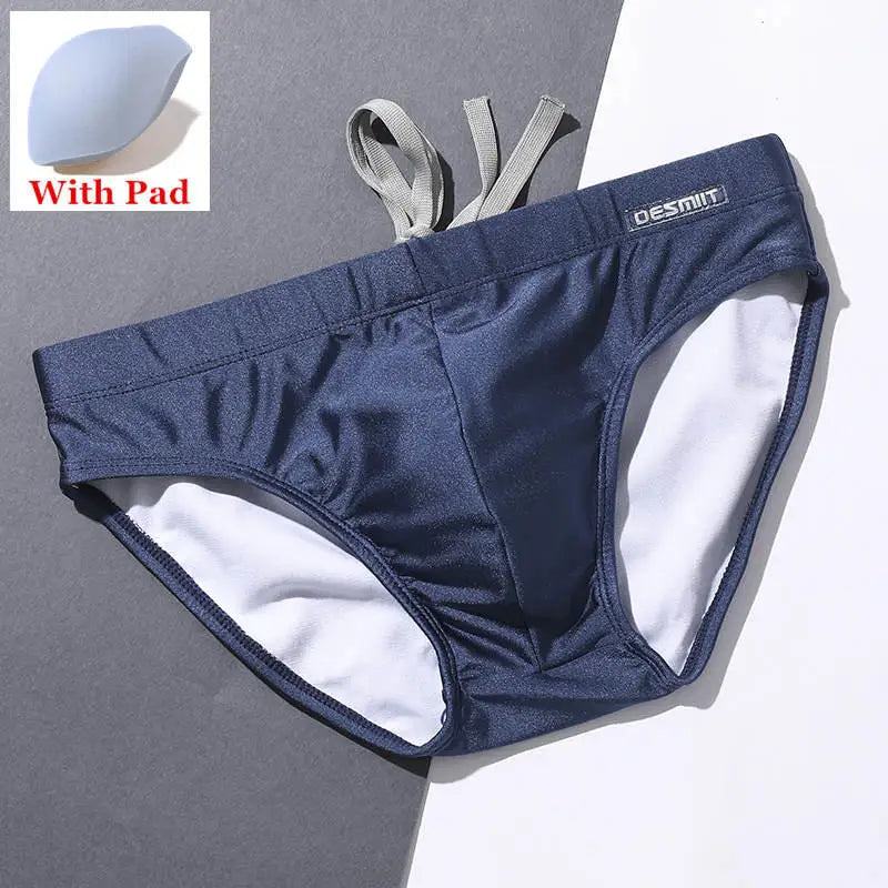 Padded Swim Briefs Desmiit Swimwear Men Swimming Trunks