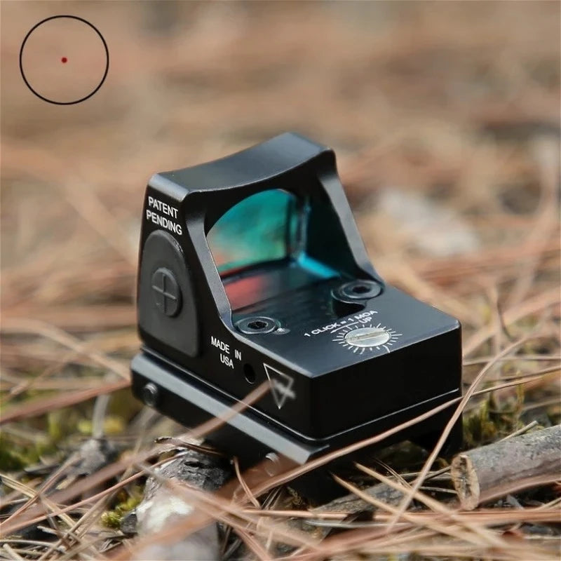 Tactical Mini Red Dot Sight Rifle Reflex Sight Airsoft G*ock 17 19