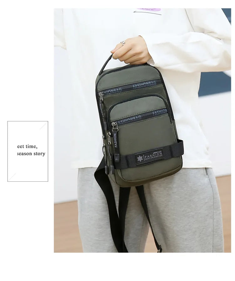 Large Capacity Chest Bag Crossbody Bag Backpack