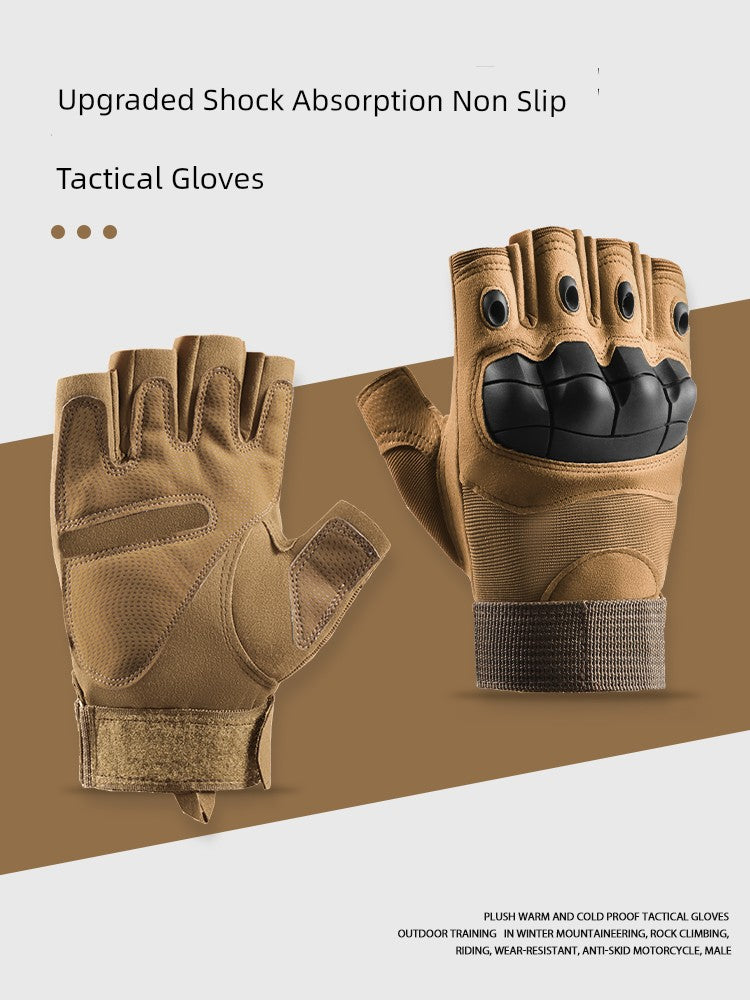 Half Finger Training Breathable Tactical Non-Slip Cycling Gloves