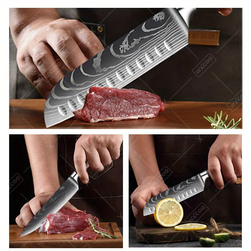 Kitchen Chef Knife 3 Pcs  Set
