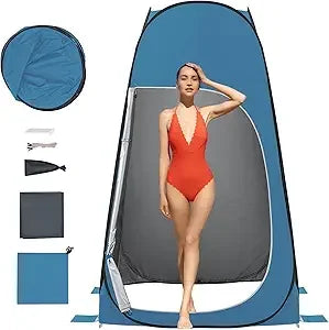Camping Shower Tent, Portable Outdoor Privacy Toilet & Changing Shelter